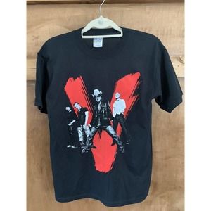 U2 Vertigo 06 Mens Austrailia Graphic Concert Tour T-Shirt Black Tee Small